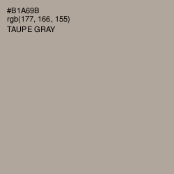 #B1A69B - Taupe Gray Color Image